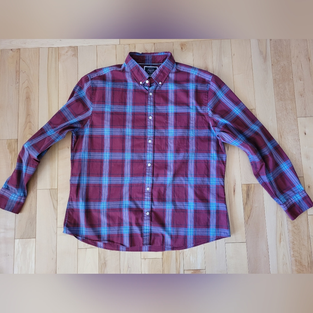 Charles Tyrwhitt men's size XXL slim fit button up shirt